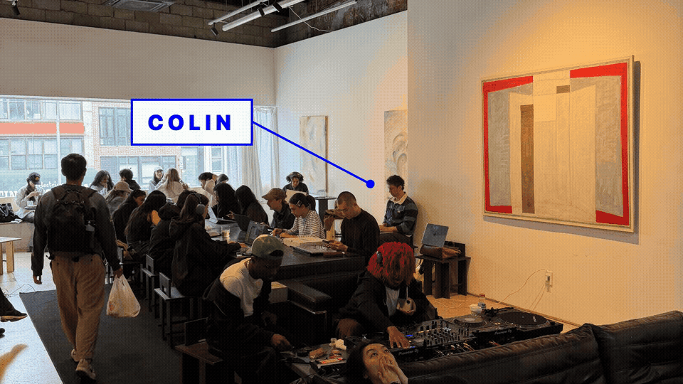 Colin at a meetup